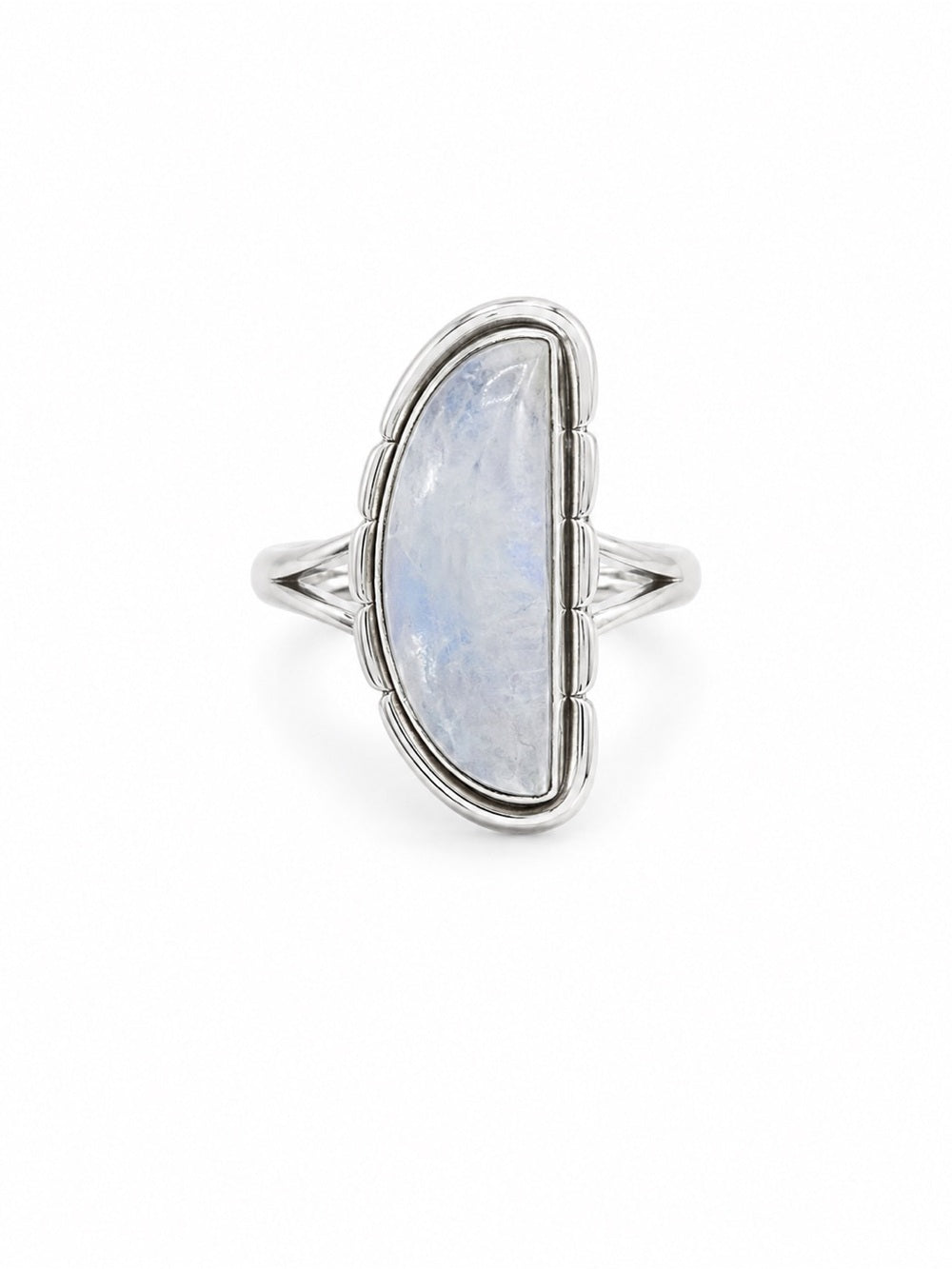 Moonstone Moon Ring (S925)