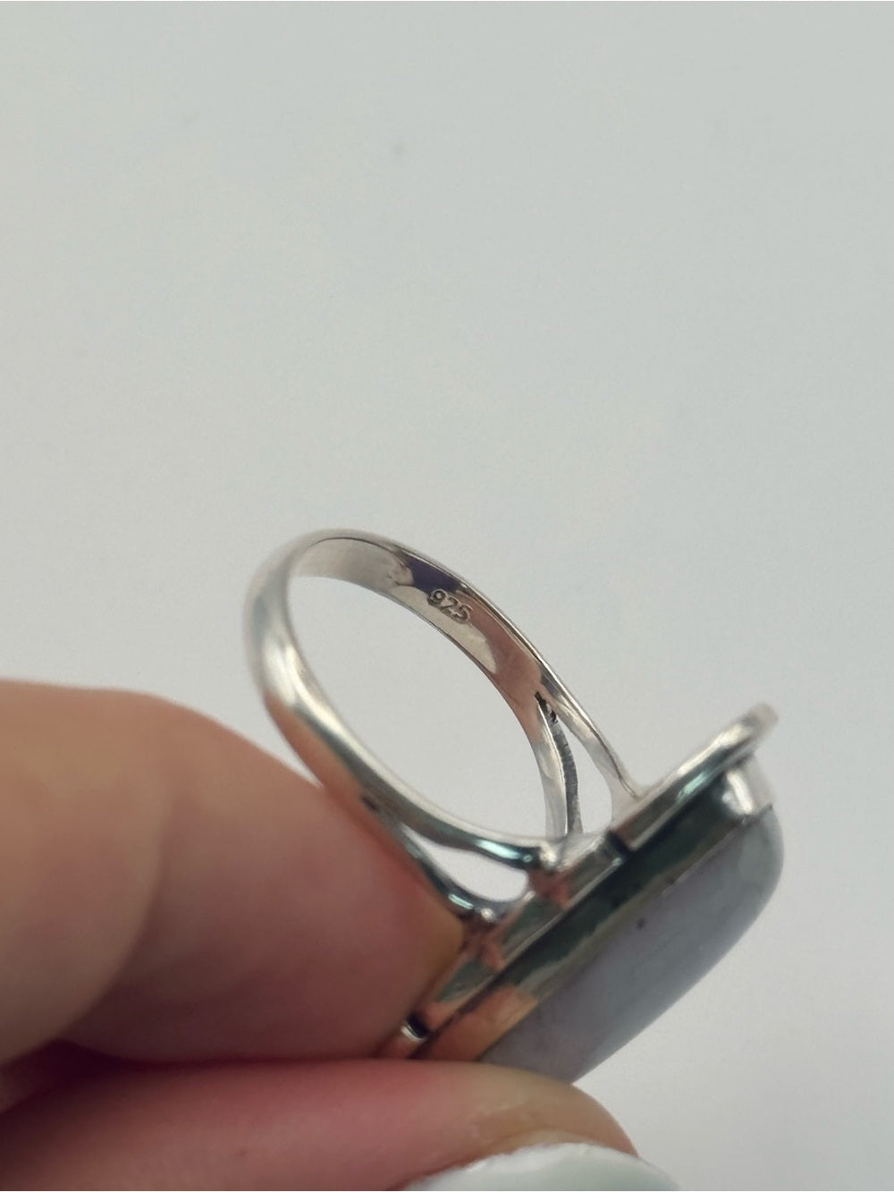 Moonstone Moon Ring (S925)