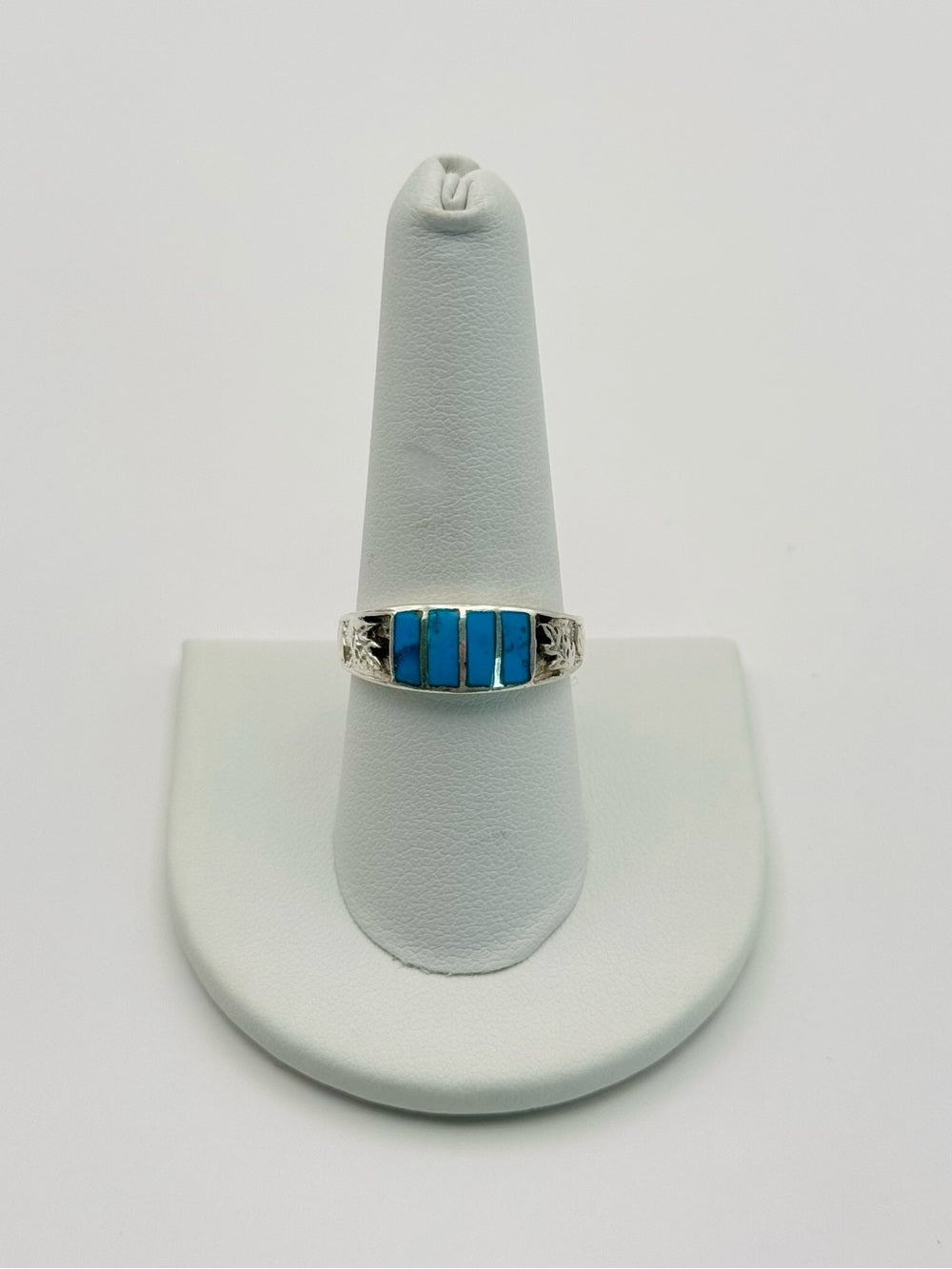 Turquoise Stripe Ring (S925)