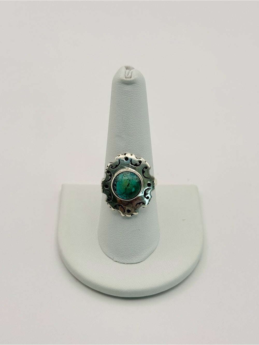 Turquoise Shield Ring (S925)