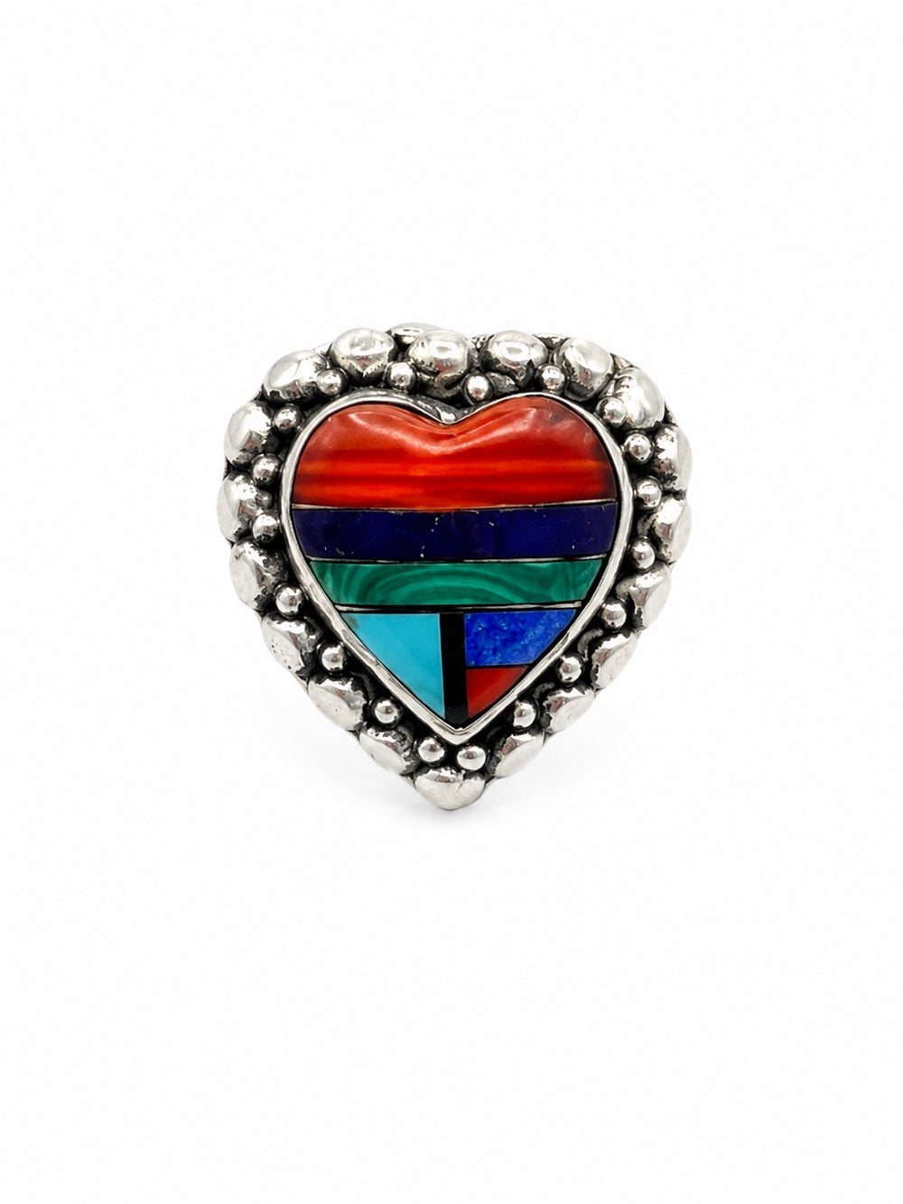 Composite Heart Ring (S925)