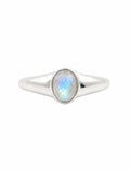 Moonstone Oval Ring (S925)