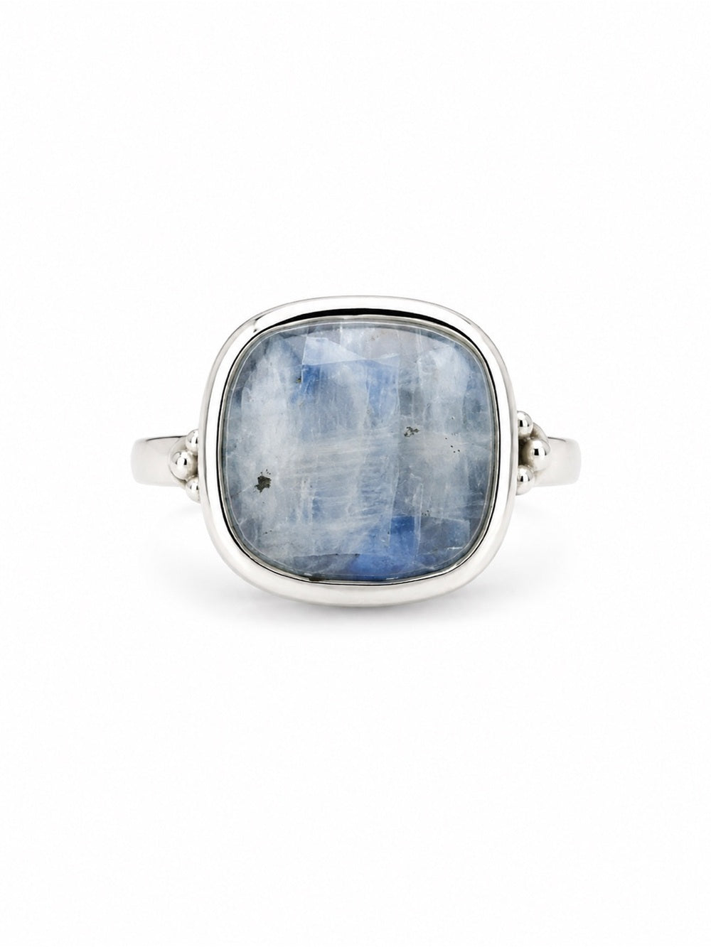 Moonstone Square Ring (S925)