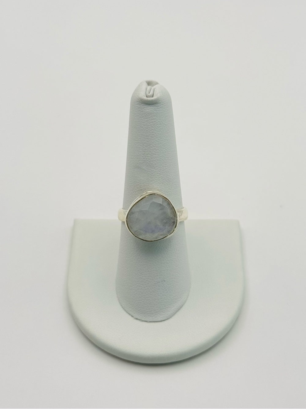 Moonstone Teardrop Ring (S925)