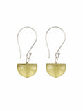 HK57 Lemon Quartz Hook Earrings