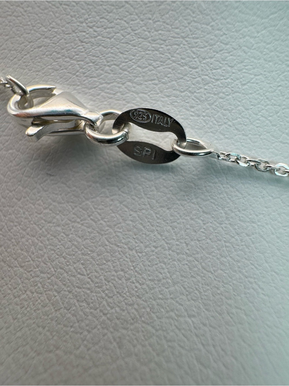 N45 Aquamarine Bar Necklace (S925)