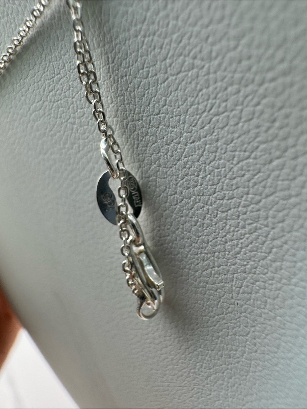 N0090B Labradorite Bar Necklace (S925)