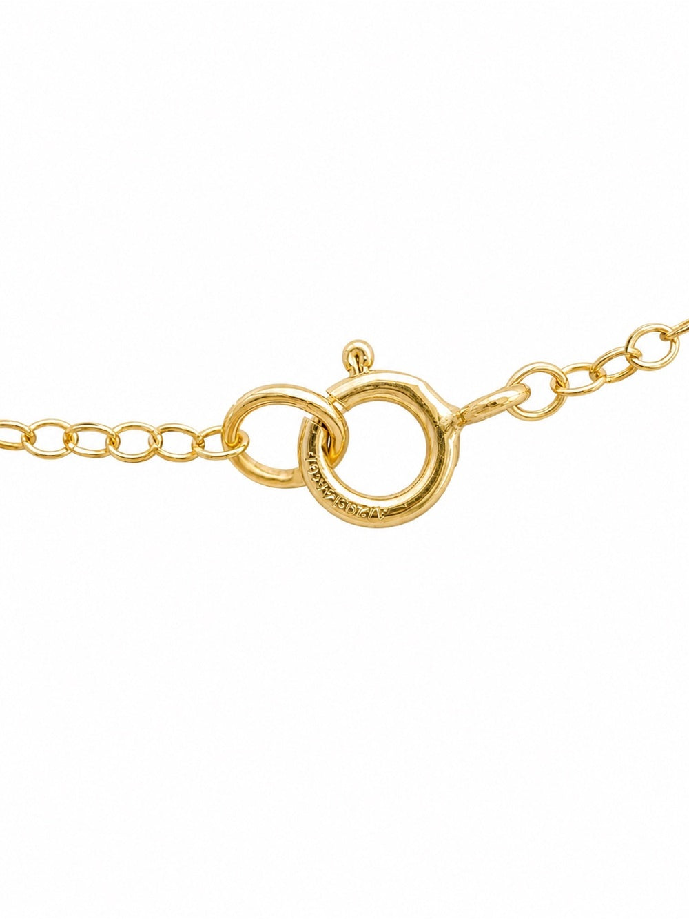 N50 Gold Filled White Topaz Bar Necklace