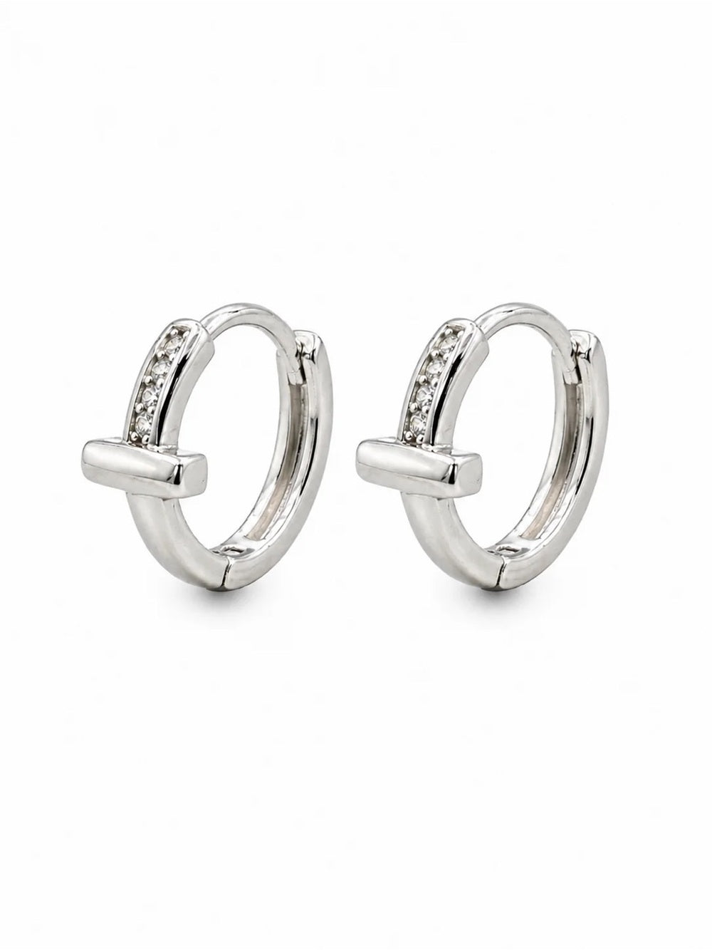 Silver Huggie (Style #15)
