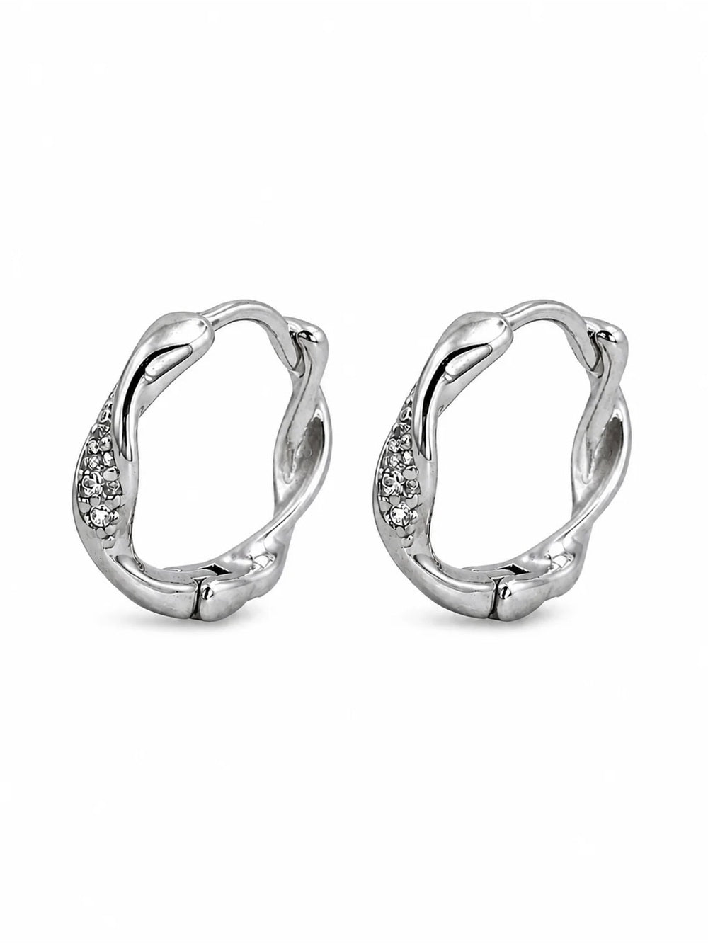 Silver Huggie (Style #6)