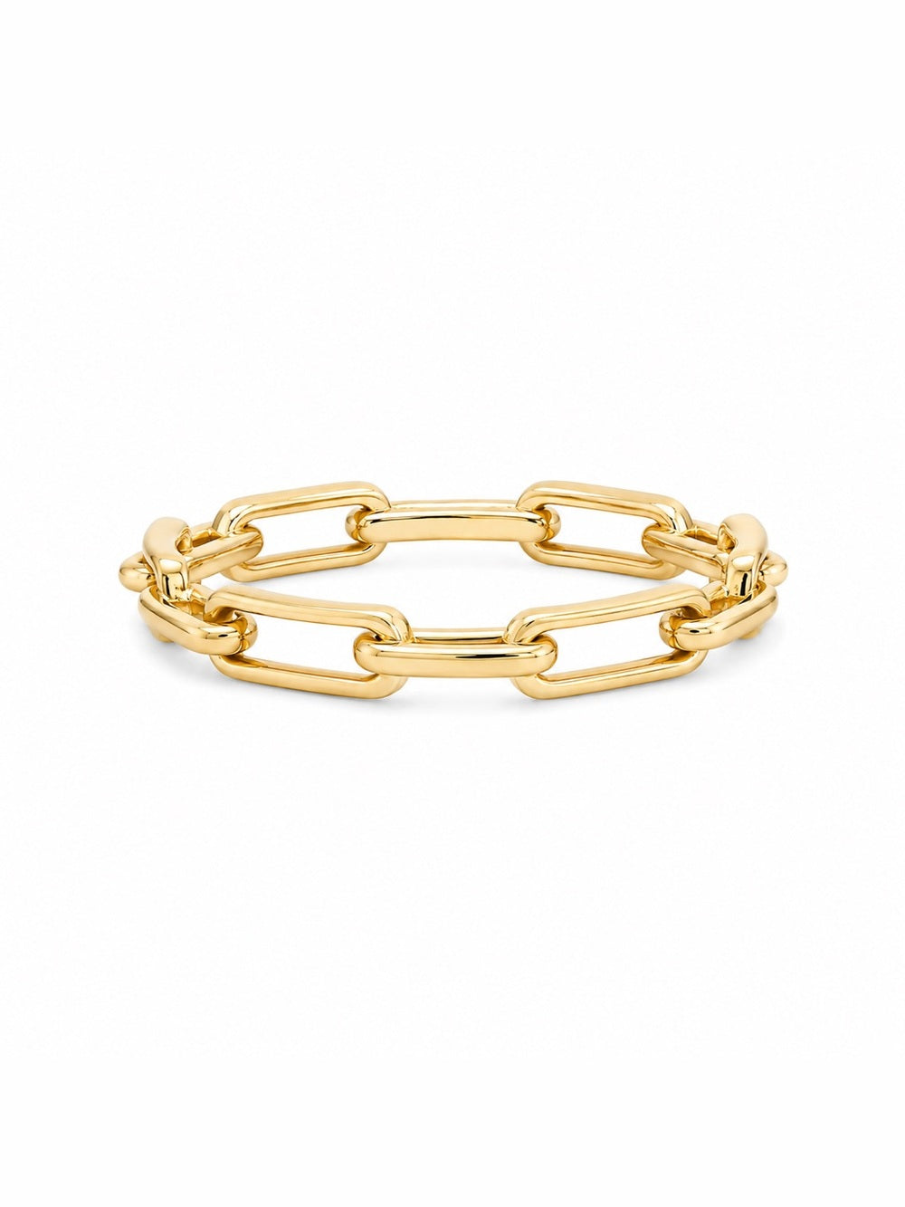Gold Paperclip Chain Ring