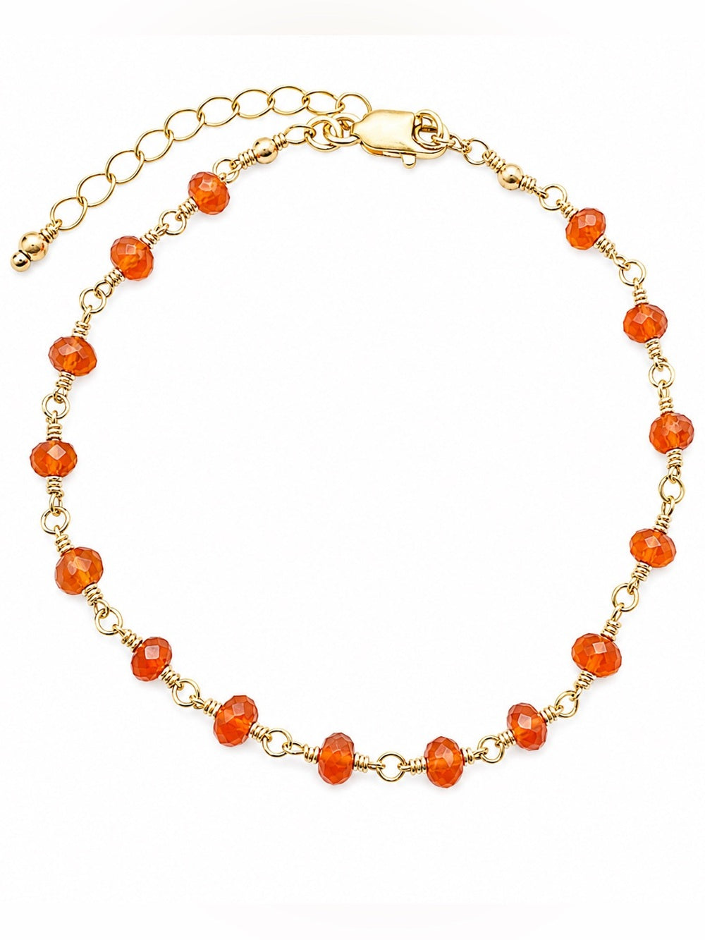 Carnelian Gold Filled Bracelet
