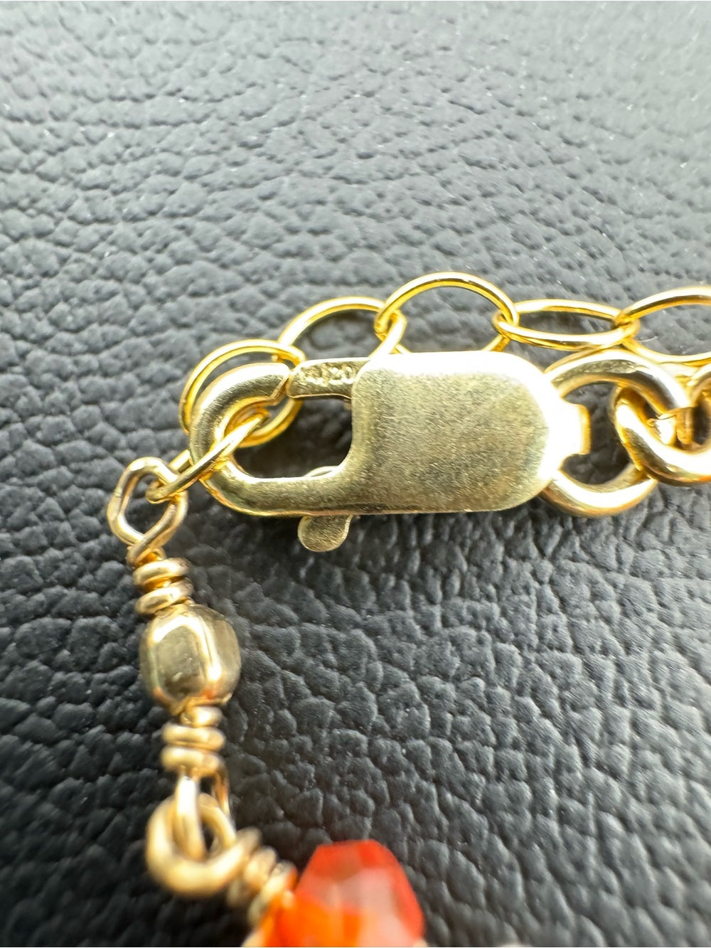 Carnelian Gold Filled Bracelet