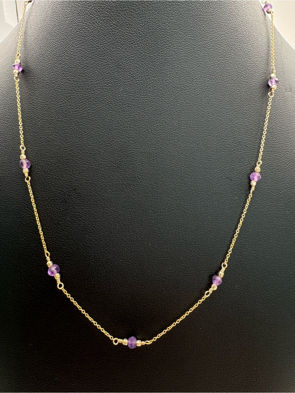 Amethyst Gold Filled Necklace