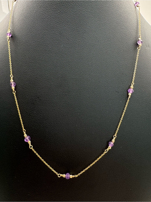 Amethyst Gold Filled Necklace