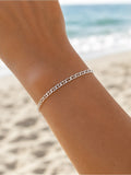 2.4mm Custom Mariner Link Bracelet/Anklet (S925)