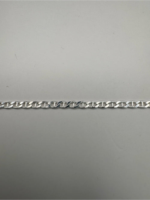 2.4mm Custom Mariner Link Bracelet/Anklet (S925)