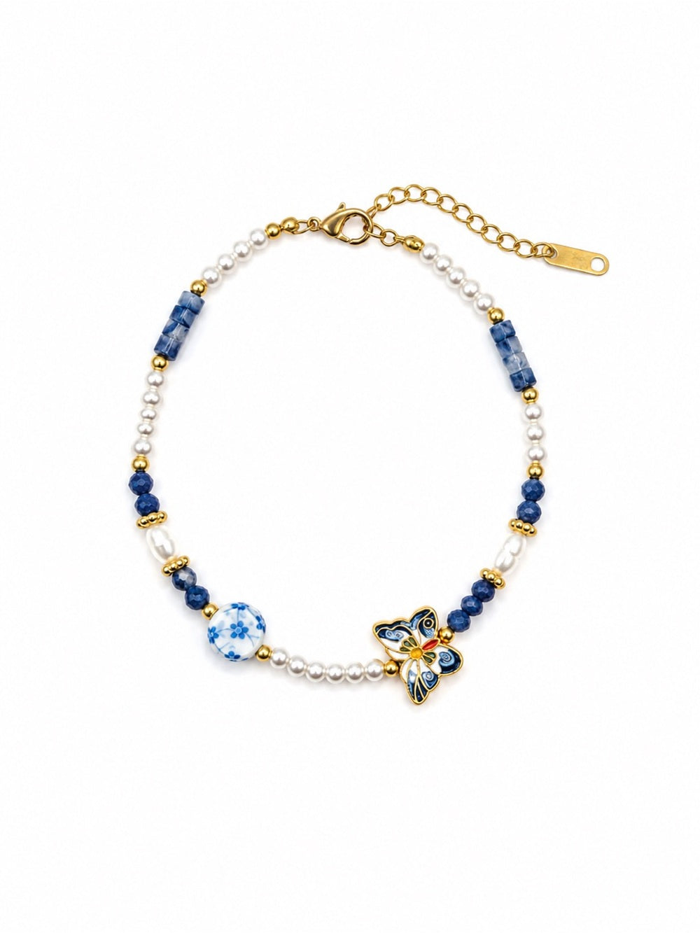 Butterfly Garden Gemstone Bracelet #EB3
