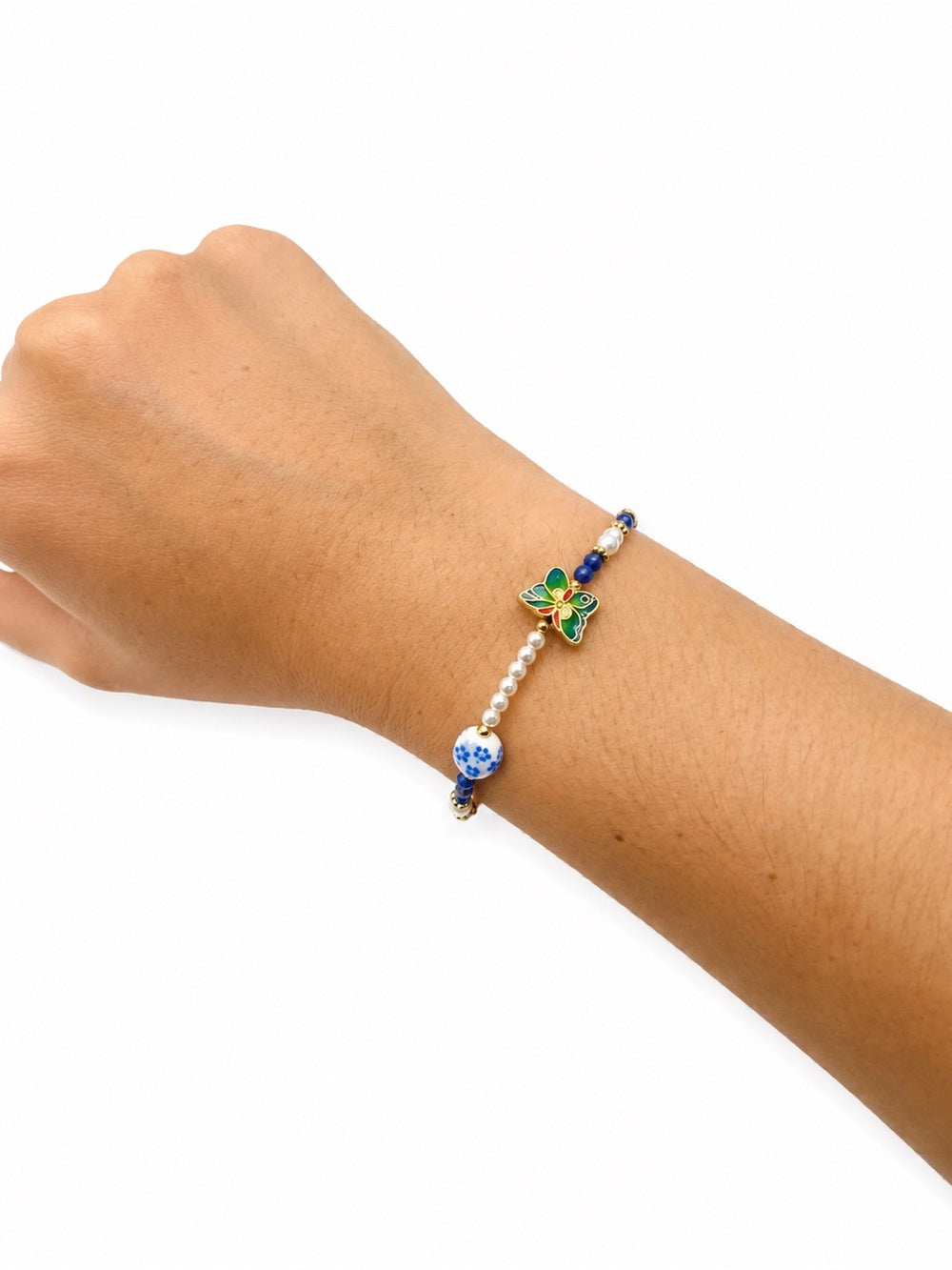 Butterfly Garden Gemstone Bracelet #EB3