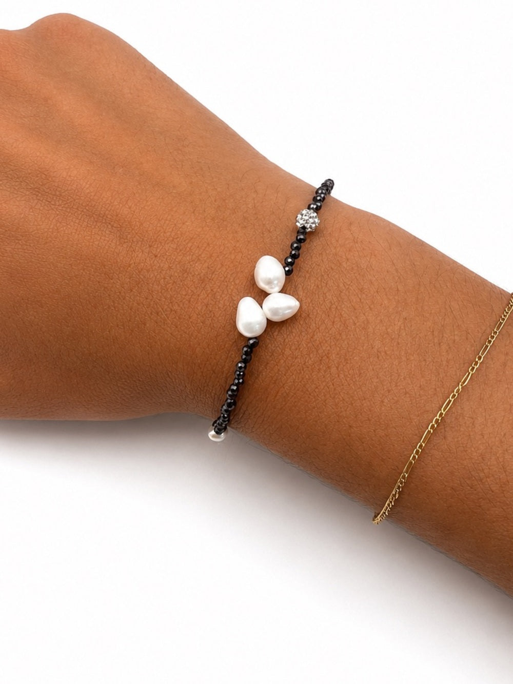 Eclipse Gemstone Pearl Bracelet #EB5