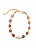 Terracotta Gemstone Bracelet #EB12