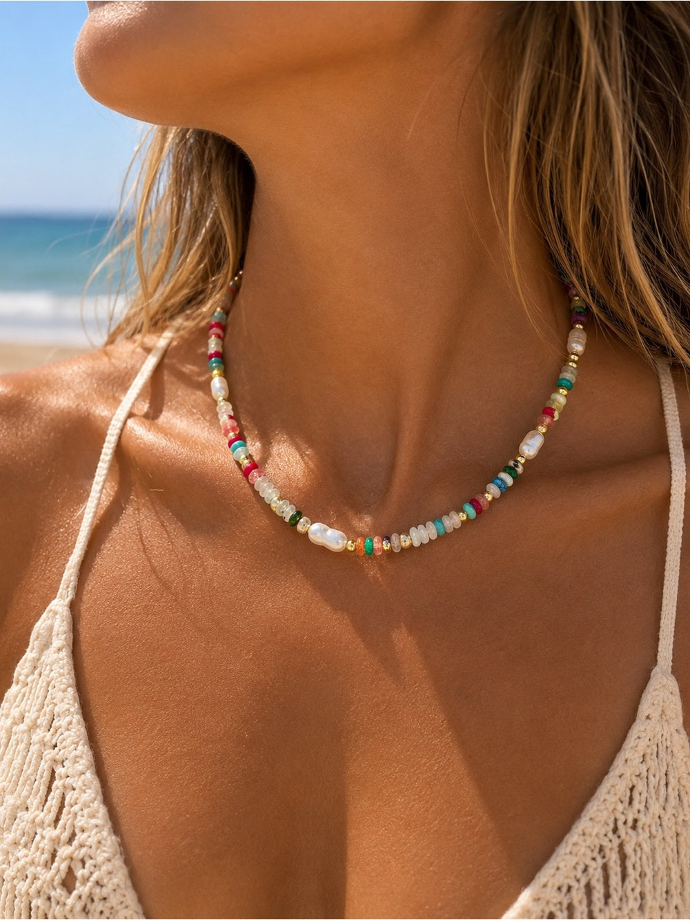 Maris Gemstone Necklace #EN1