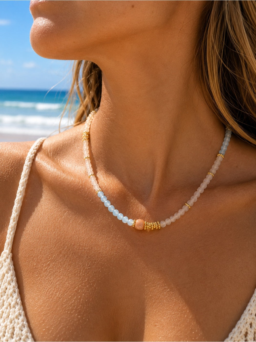 First Light Gemstone Necklace #EN4