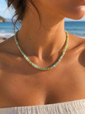Celadon Gemstone Necklace #EN7