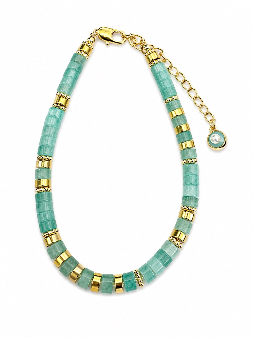 Celadon Gemstone Bracelet #EB22