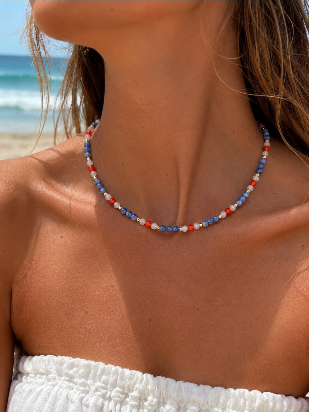 Catalina Gemstone Necklace #EN14