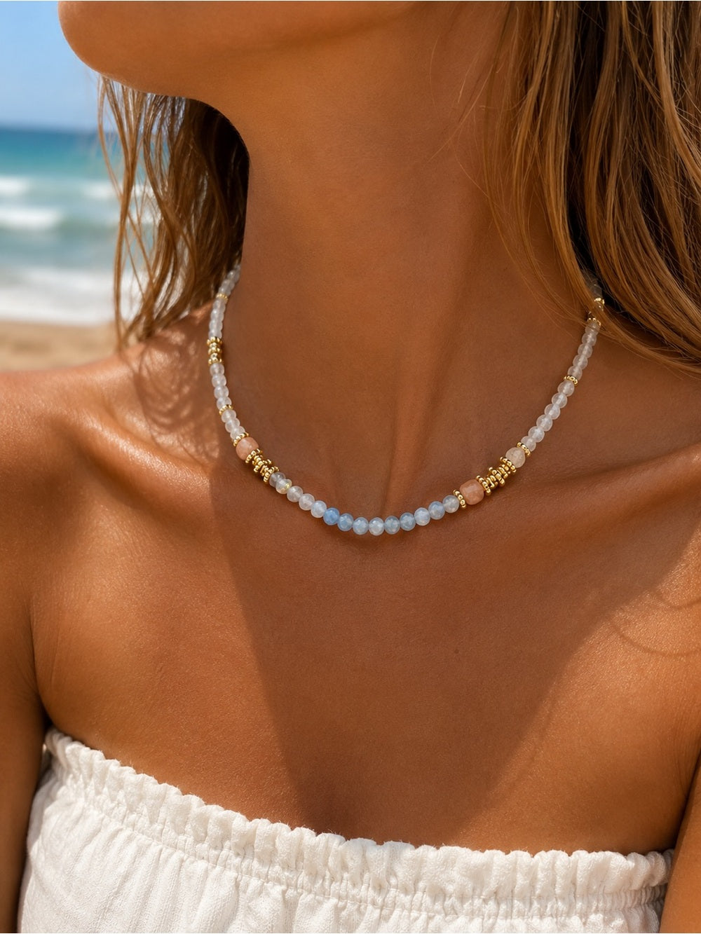 Alba Gemstone Necklace #EN15