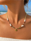 Sylva Gemstone Necklace #EN20