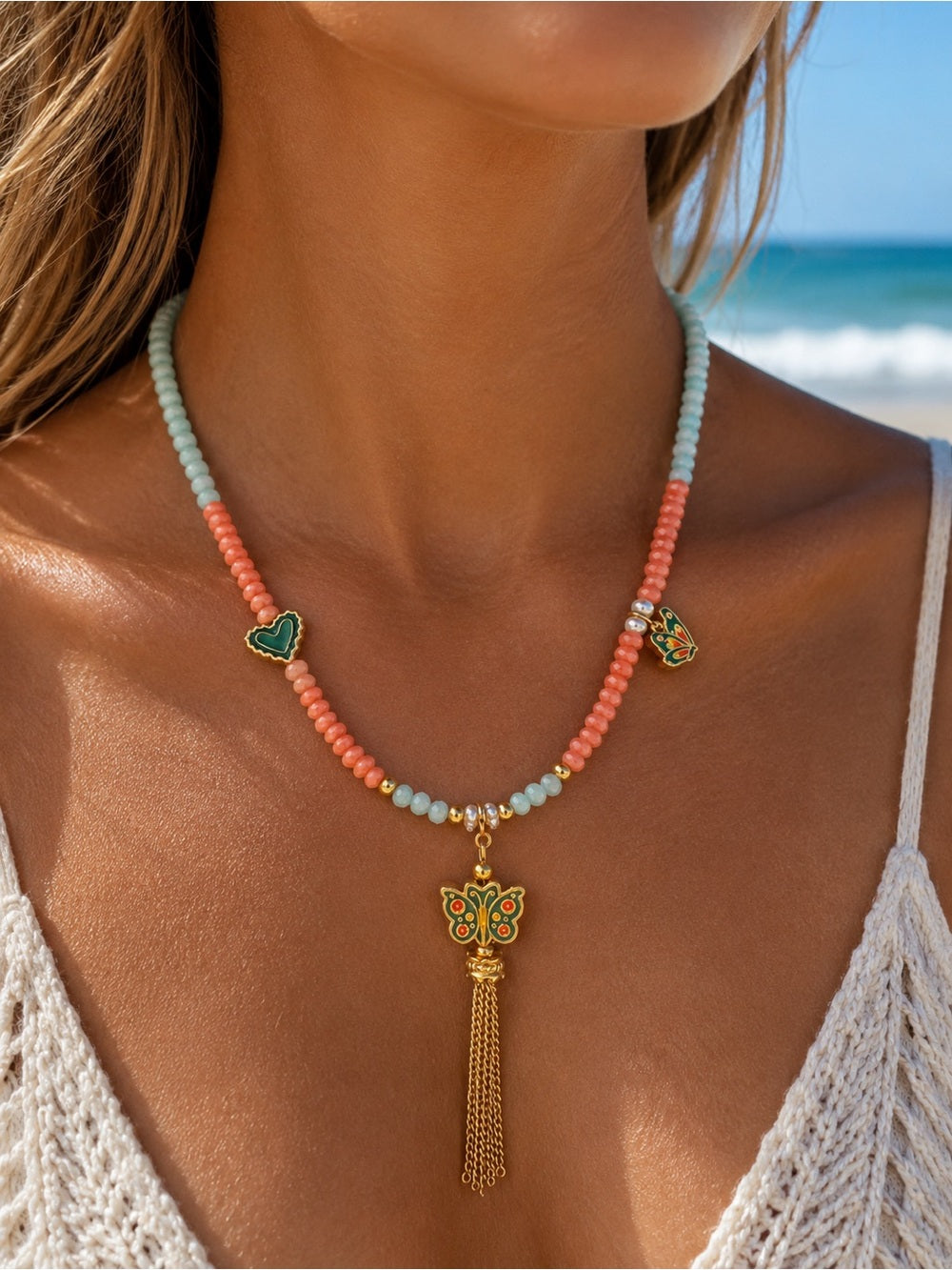 Fiora Gemstone Necklace #EN26