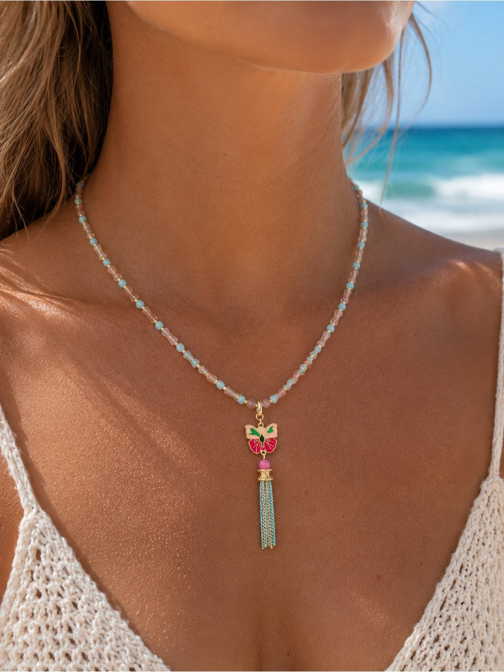 Rosetta Gemstone Necklace #EN32