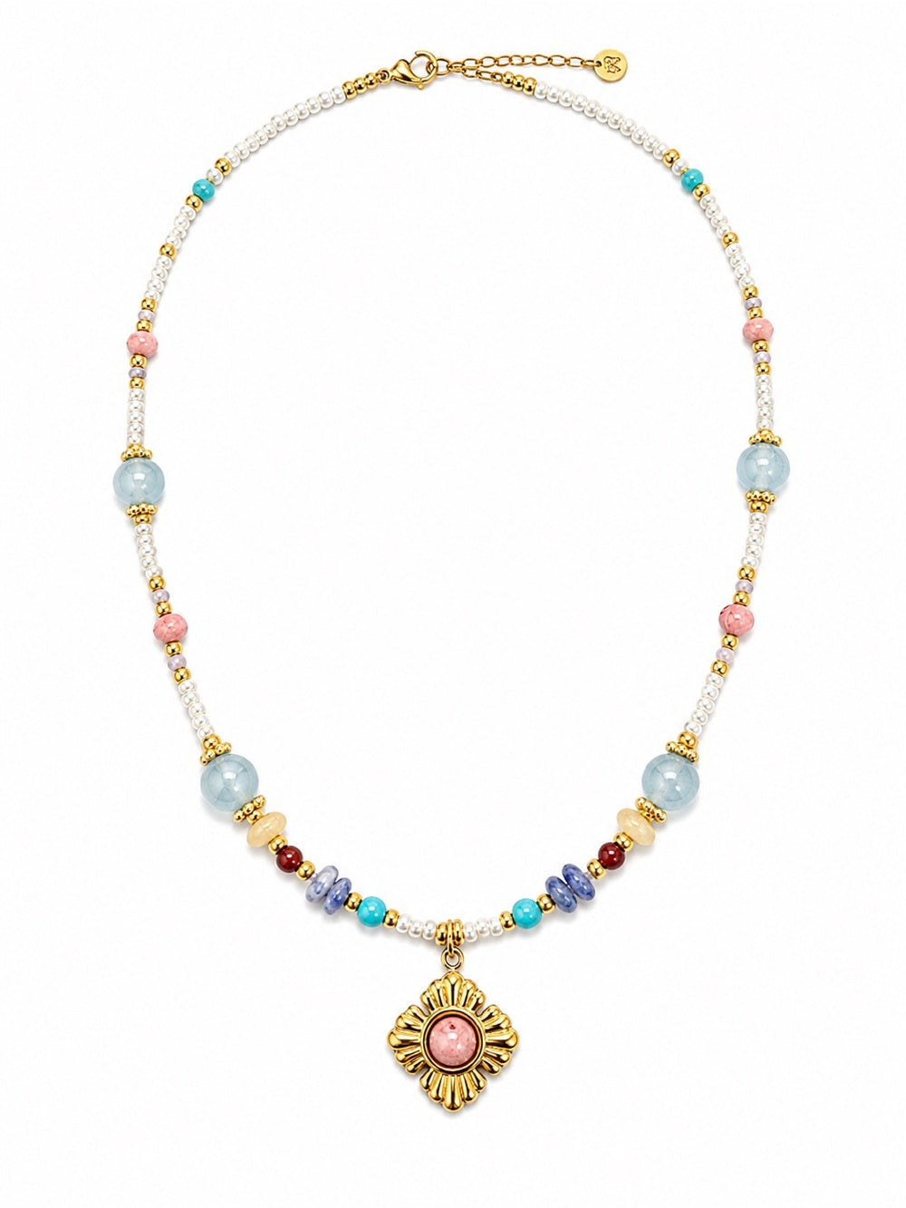 Rosetta Gemstone Necklace #EN35