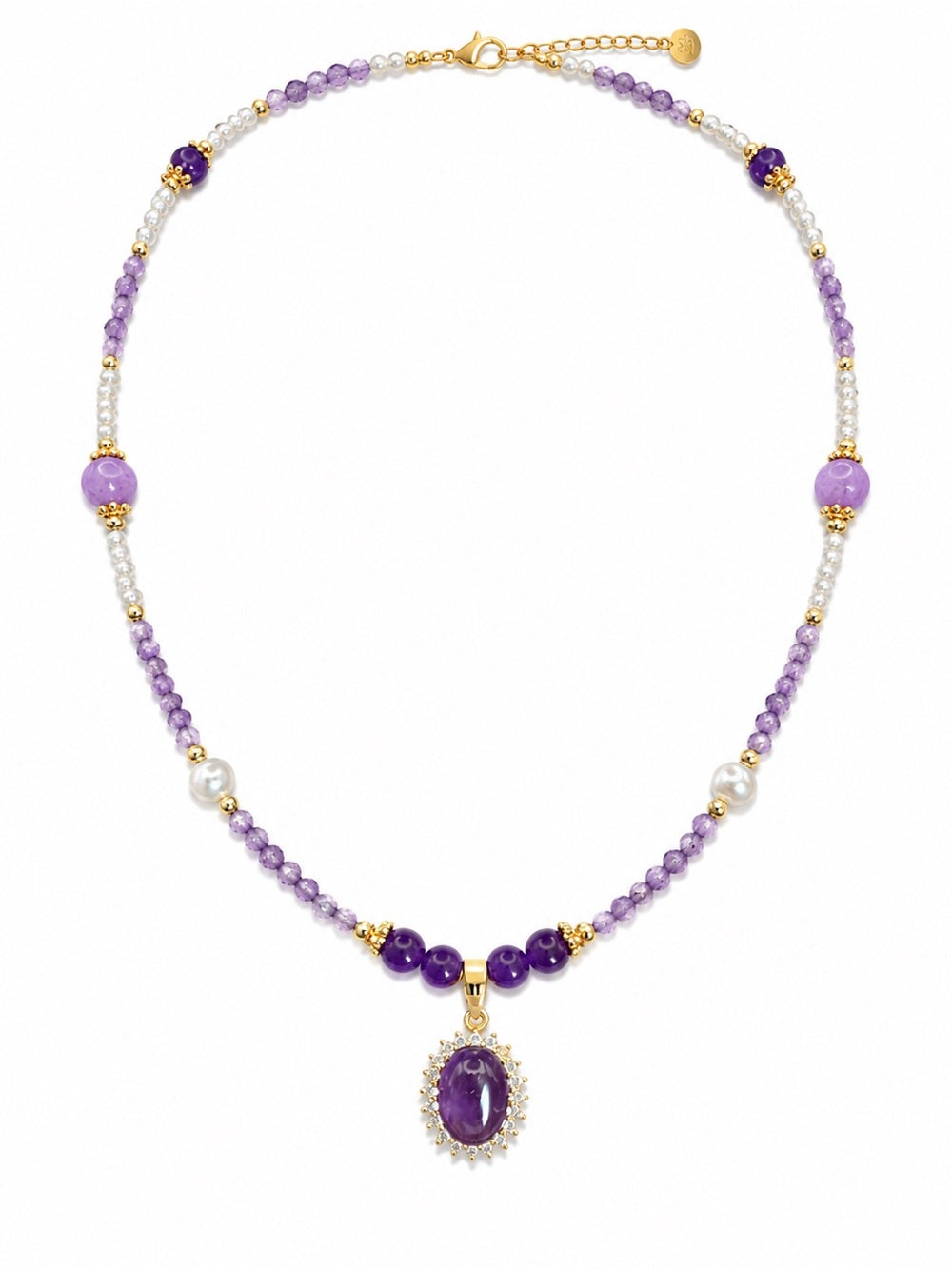 Violetta Gemstone Necklace #EN36