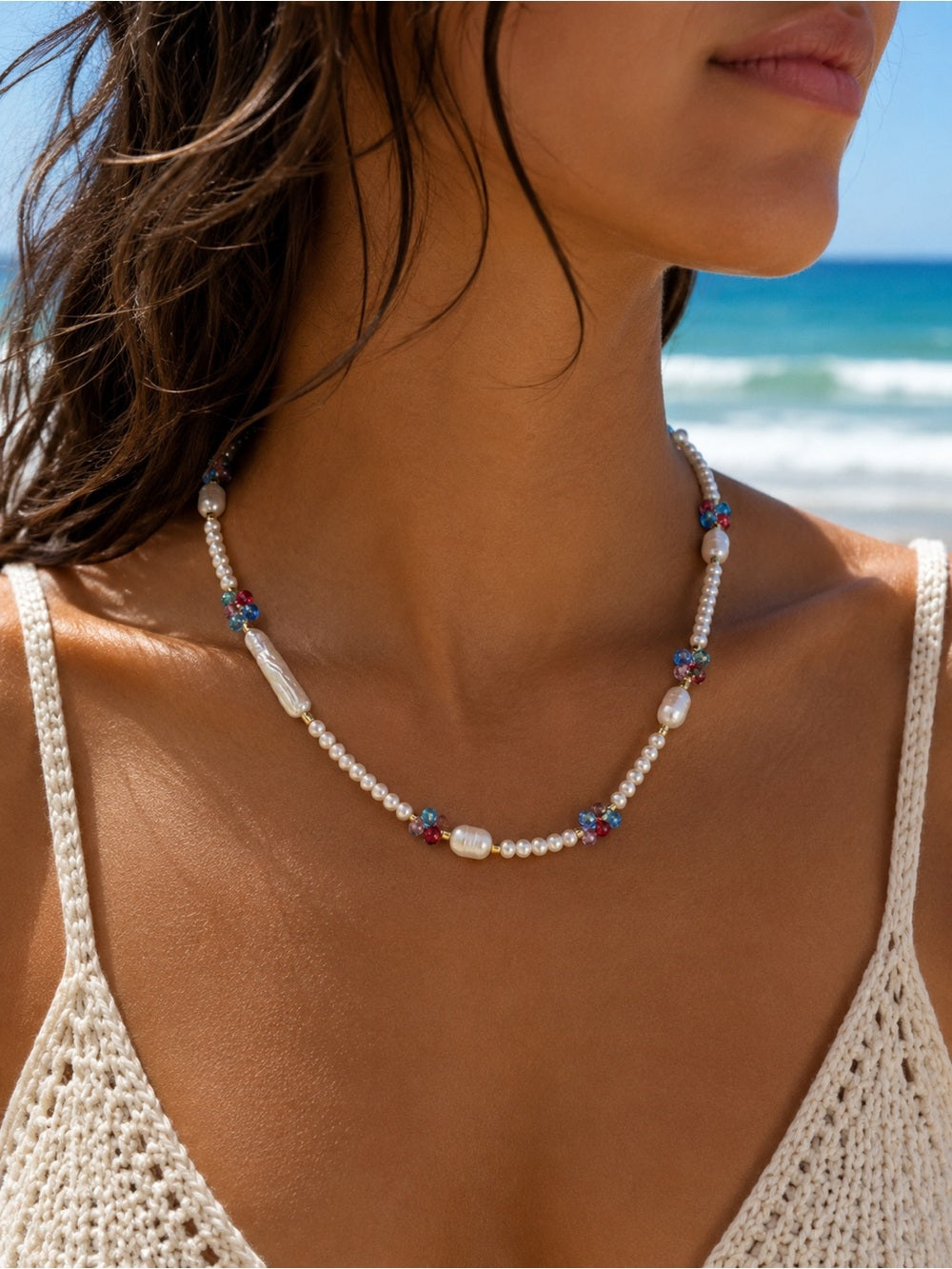Delphine Gemstone Necklace #EN37