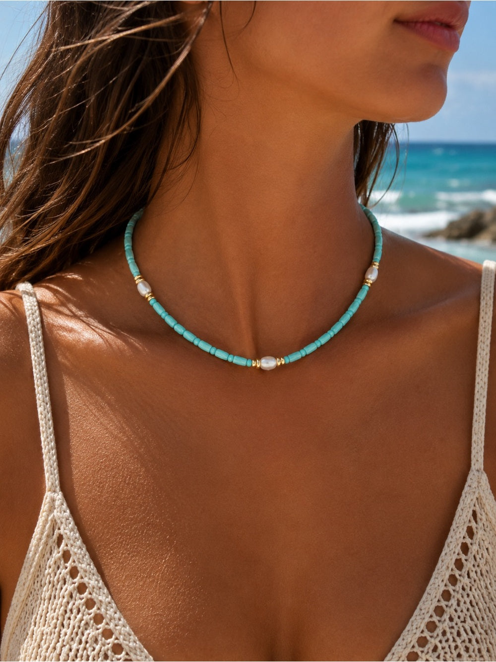 Cielo Blu Necklace (#EN41)