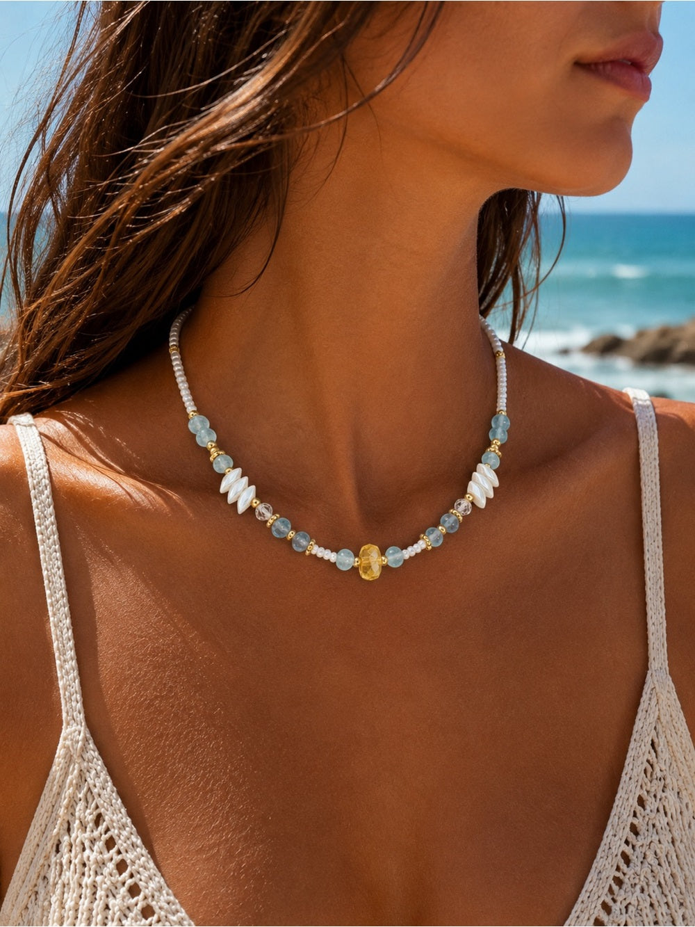 Sundrop Necklace (#E42)