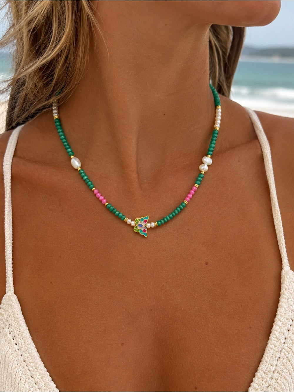 Maréva Gemstone Necklace #EN45