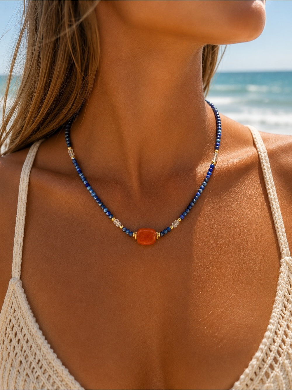 Azul Gemstone Necklace #EN54