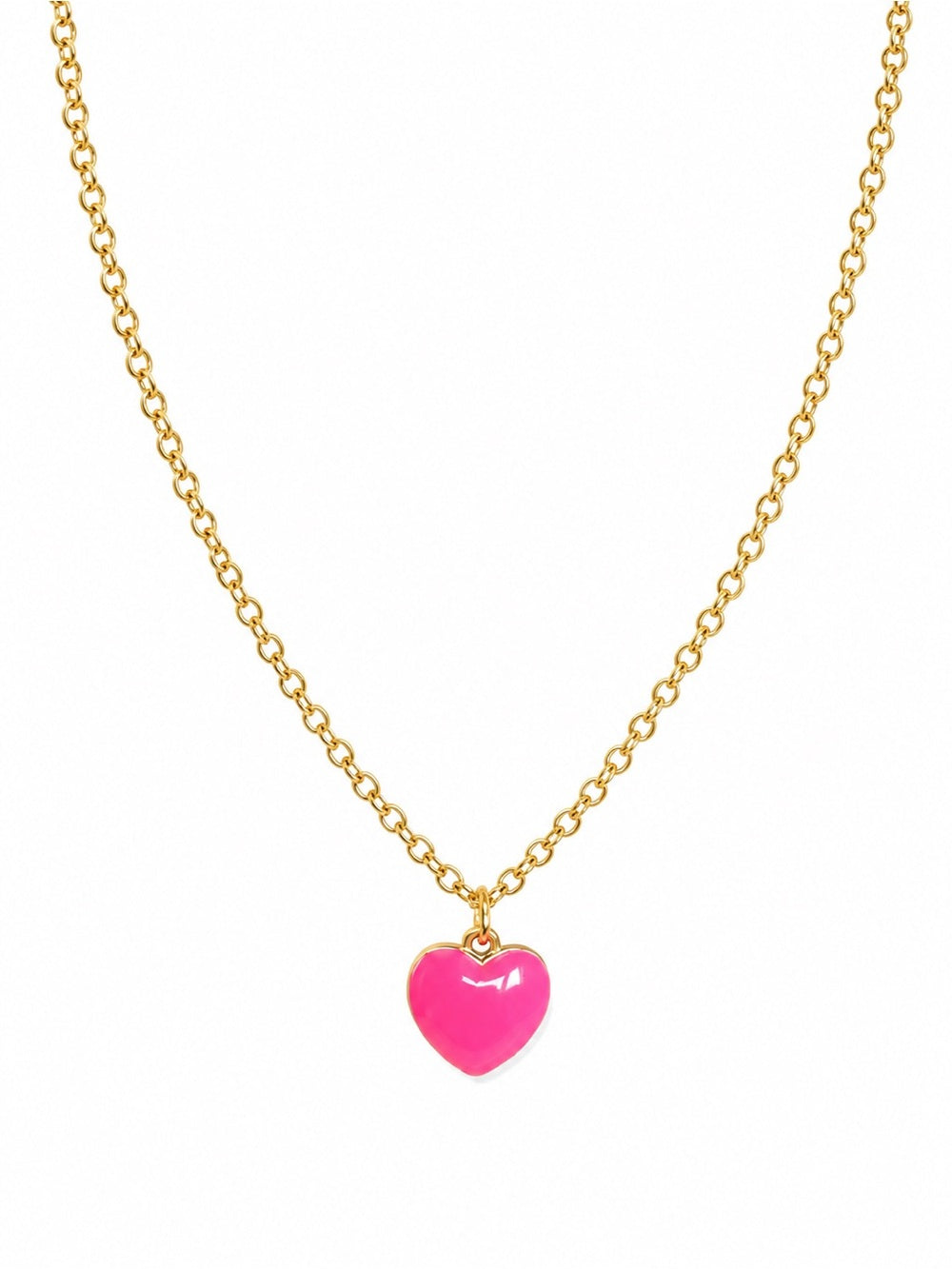 Pink Heart Necklace (EN62)