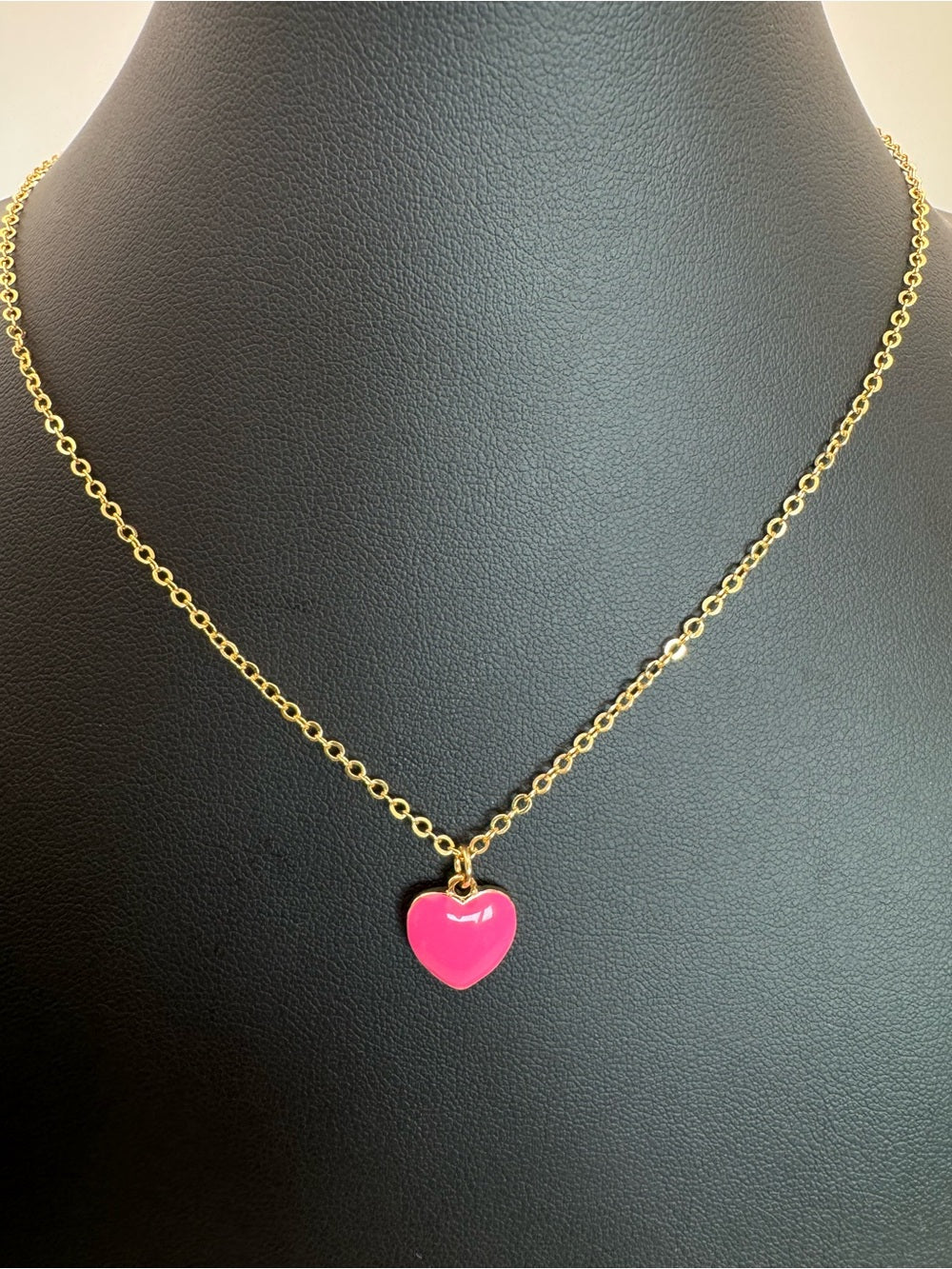 Pink Heart Necklace (EN62)