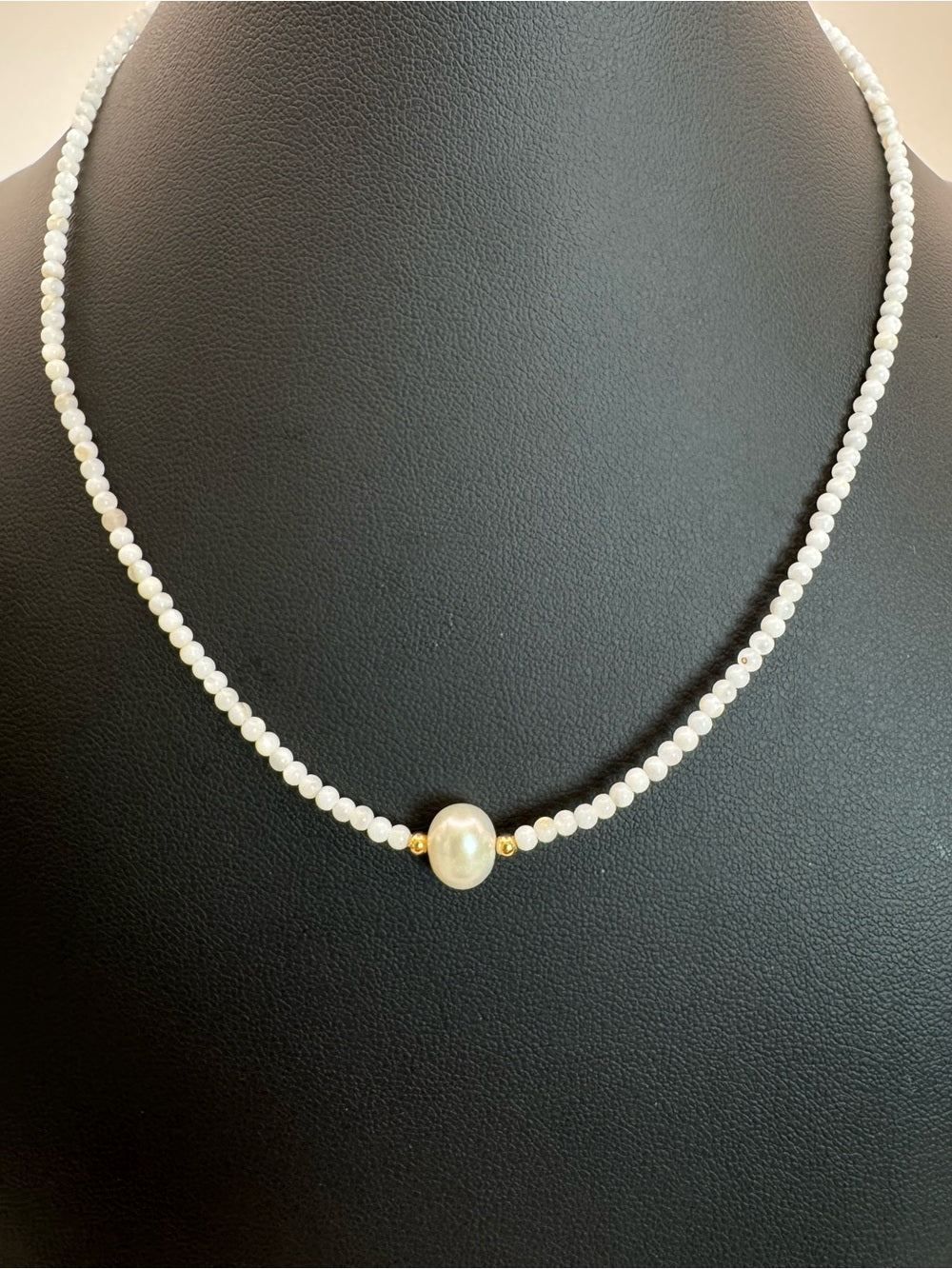 Lustre Gemstone Necklace (#EN66)