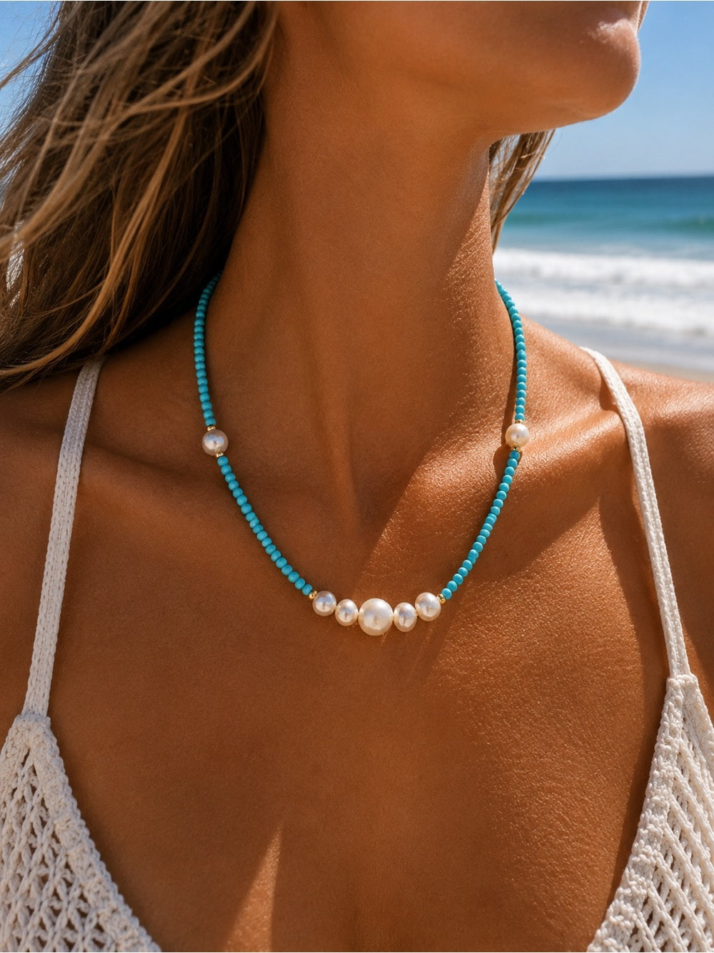 Aruba Gemstone Necklace #EN76