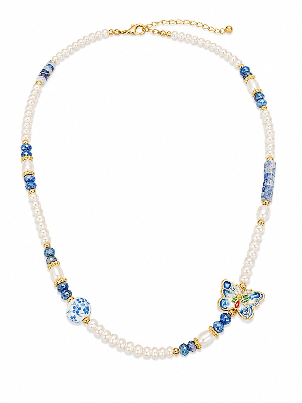 Cobalto Gemstone Necklace (#EN68)