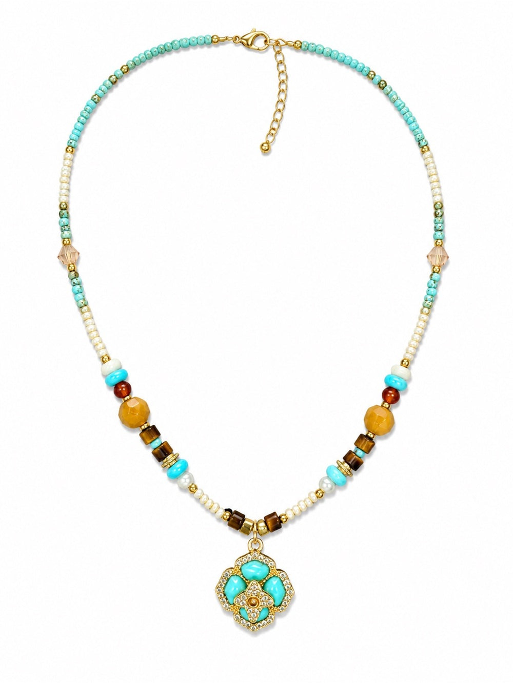 Cerulea Gemstone Necklace (#EN78)
