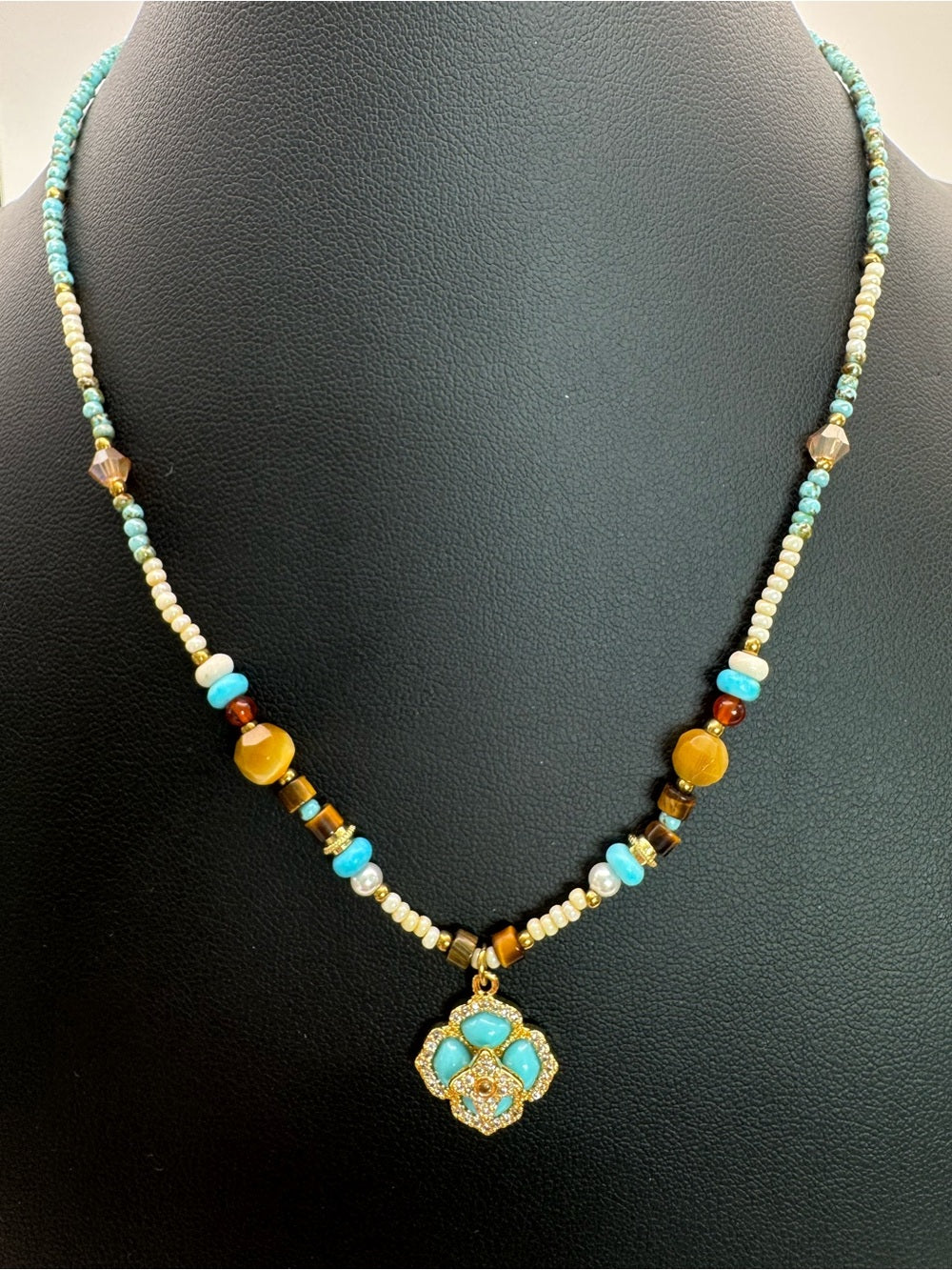 Cerulea Gemstone Necklace (#EN78)