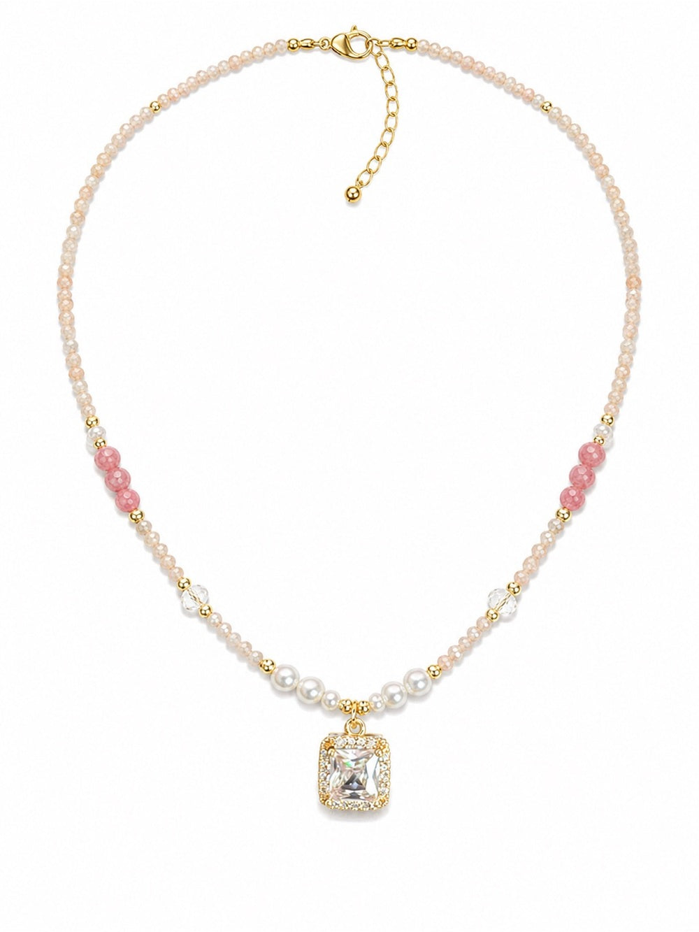 Sunset Gemstone Necklace (#EN79)