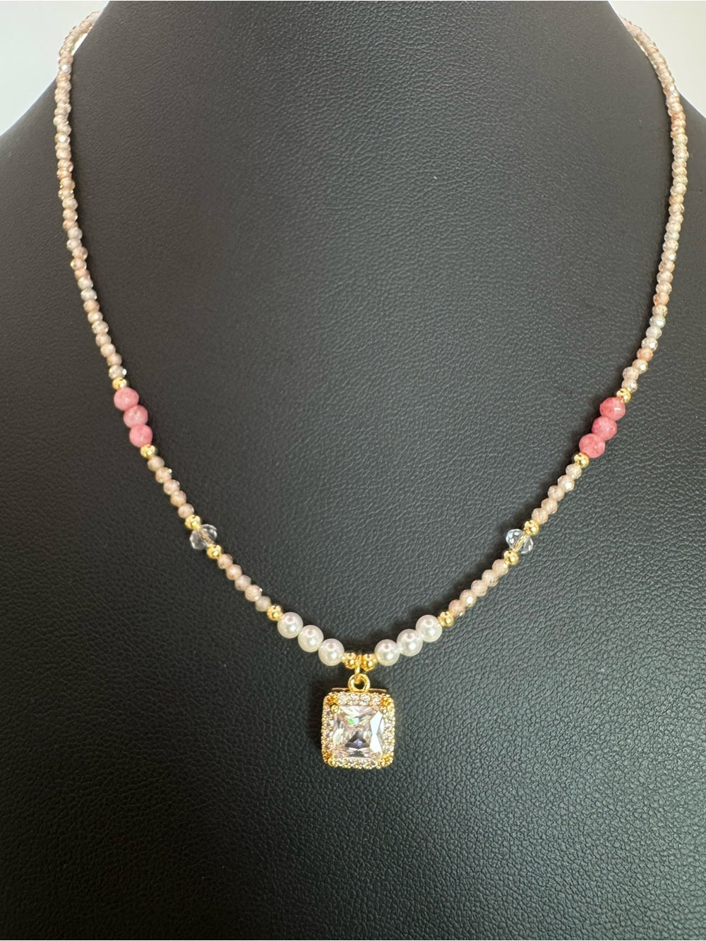 Sunset Gemstone Necklace (#EN79)